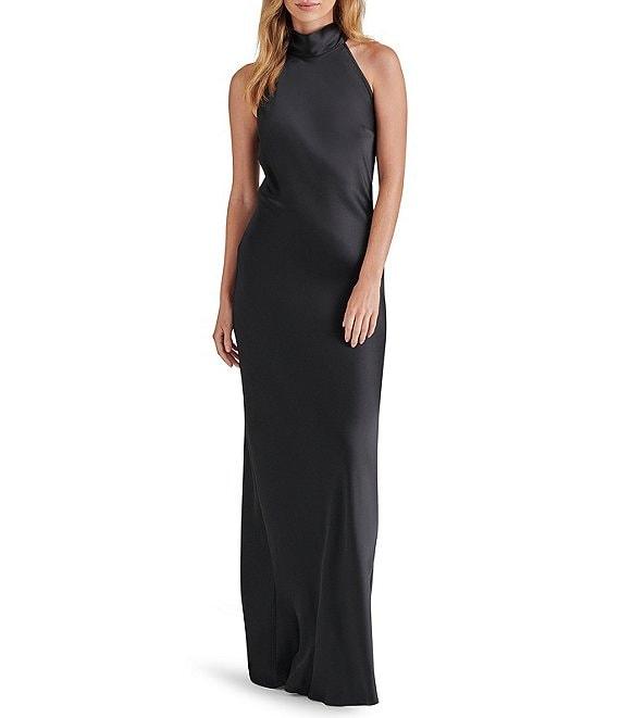 Steve Madden Lara High Neck Sleeveless Maxi Dress Product Image