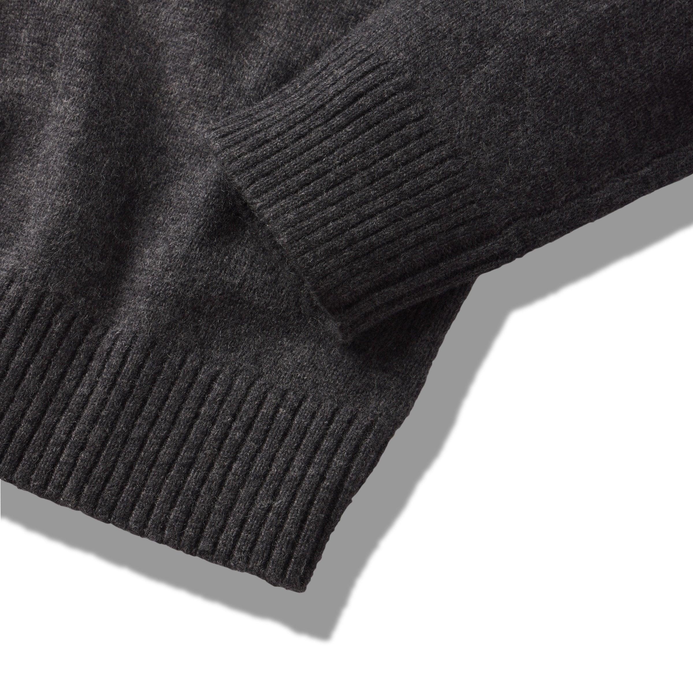 Retro Ski Roll neck - Charcoal White Product Image