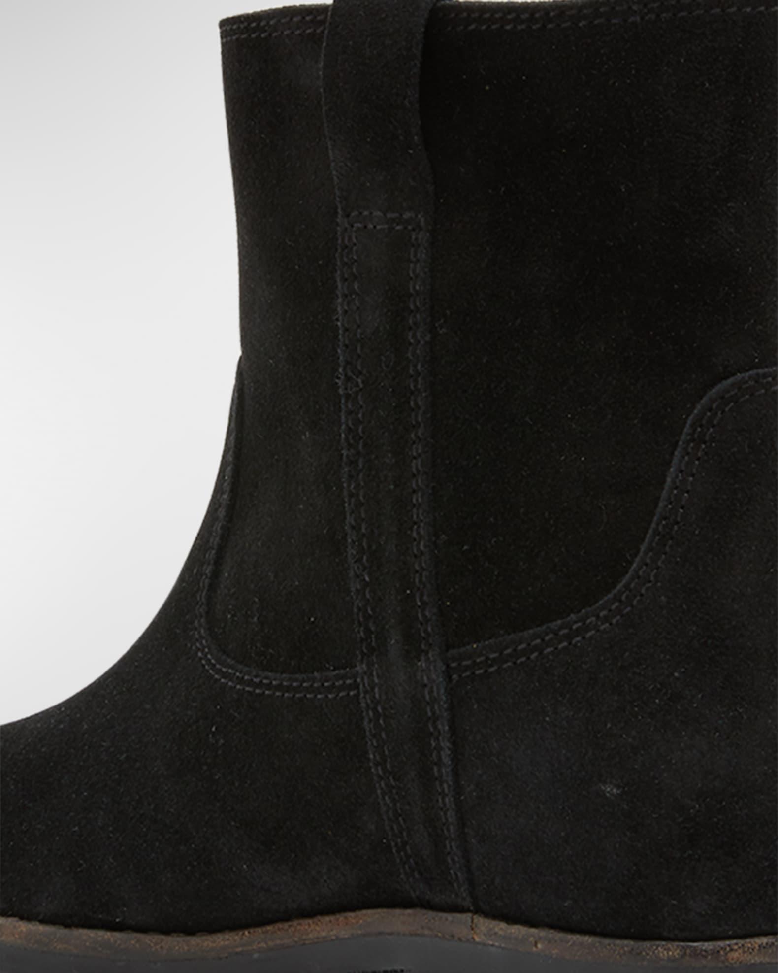 Susee Suede Western Ankle Booties Product Image