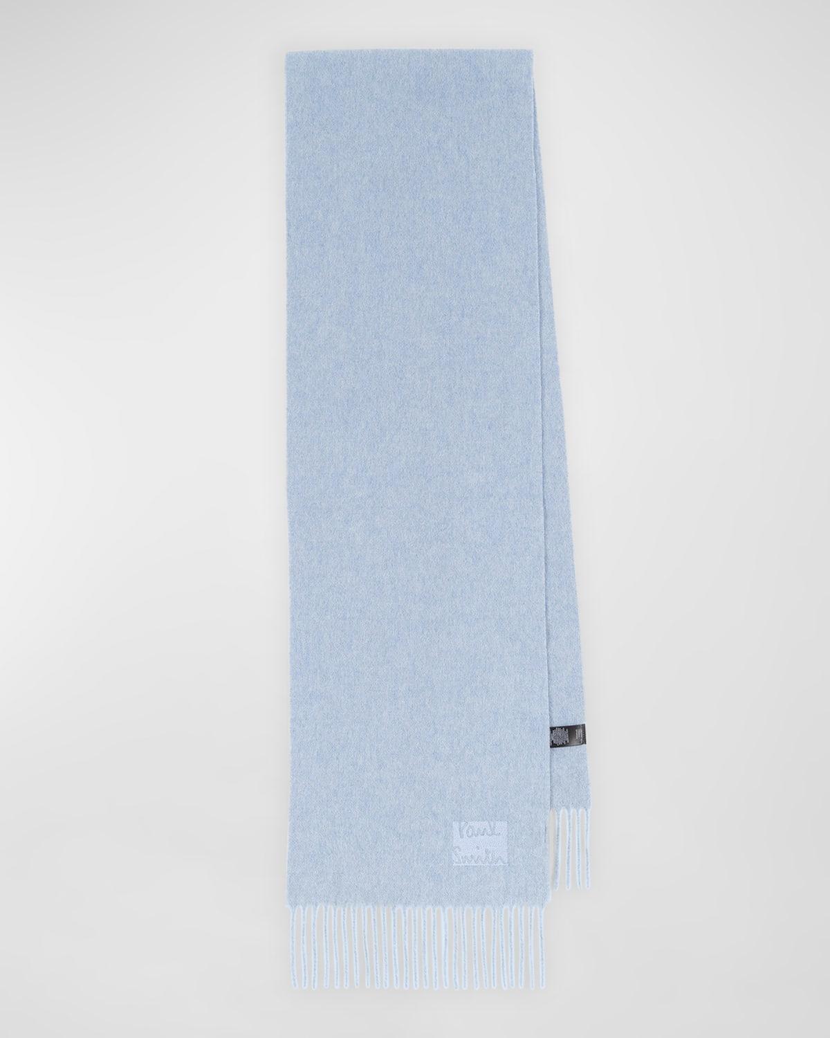 Men's Cashmere Micro-Logo Scarf Product Image