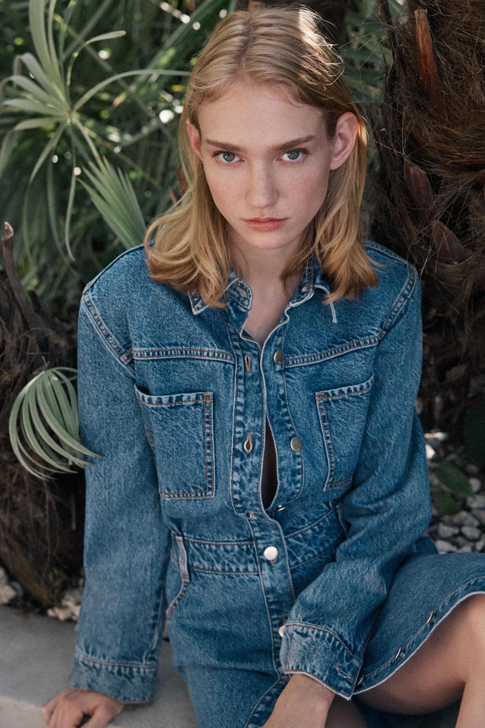 Z1975 DENIM MIDI DRESS Product Image