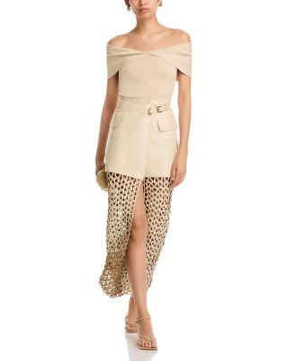 Kallan Leather Skirt Product Image