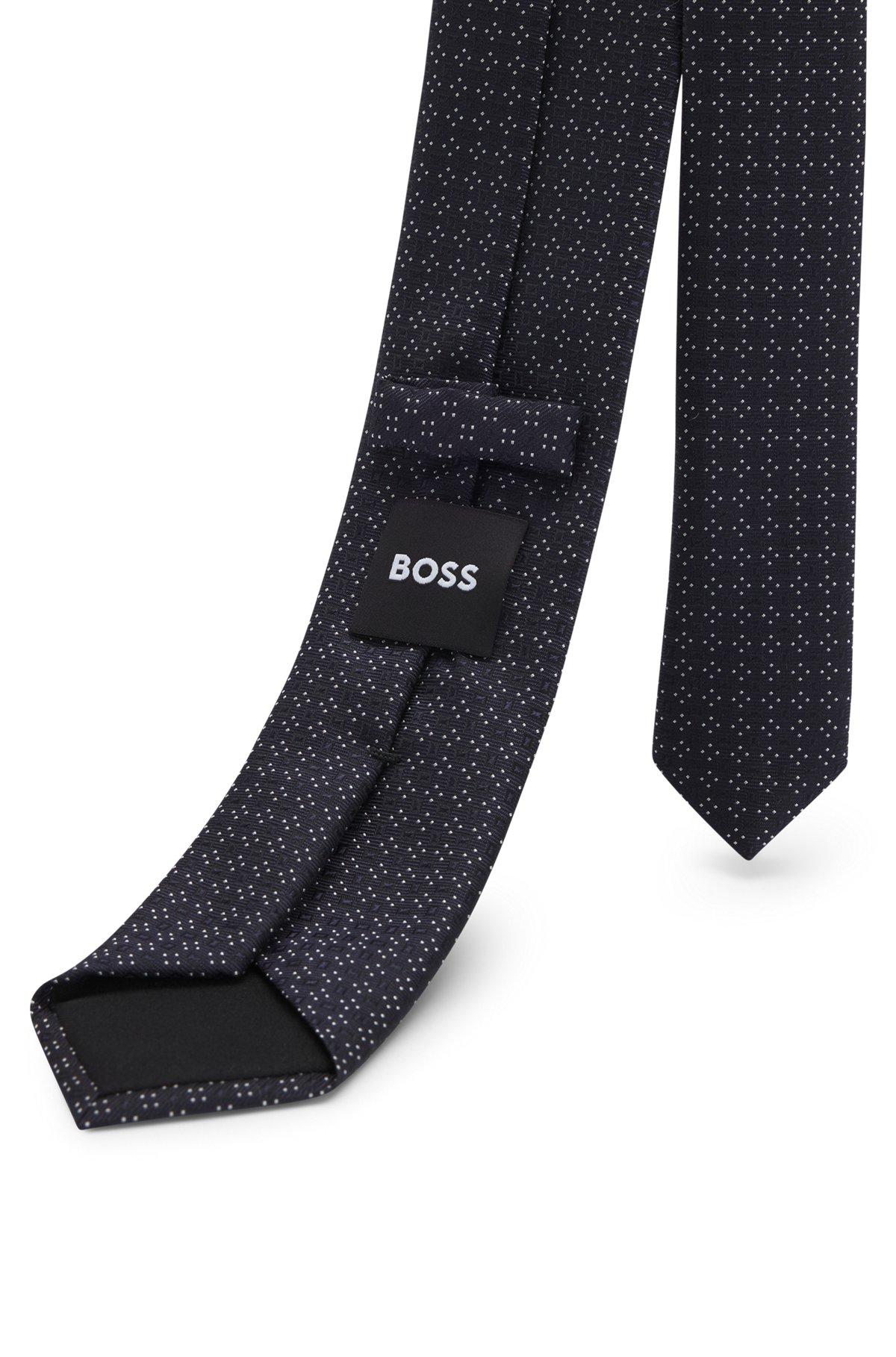 Formal tie with all-over jacquard pattern Product Image