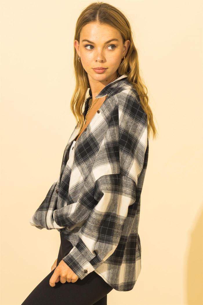 Twisted Oversized Plaid Product Image