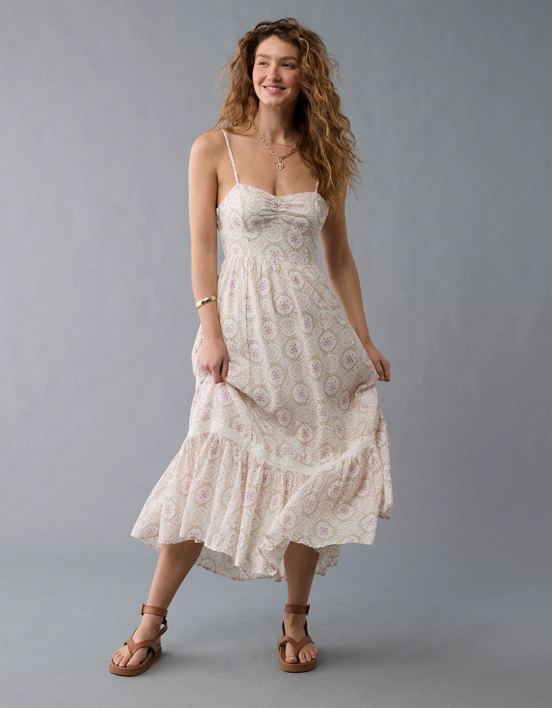 AE Catie Corset Midi Dress Product Image