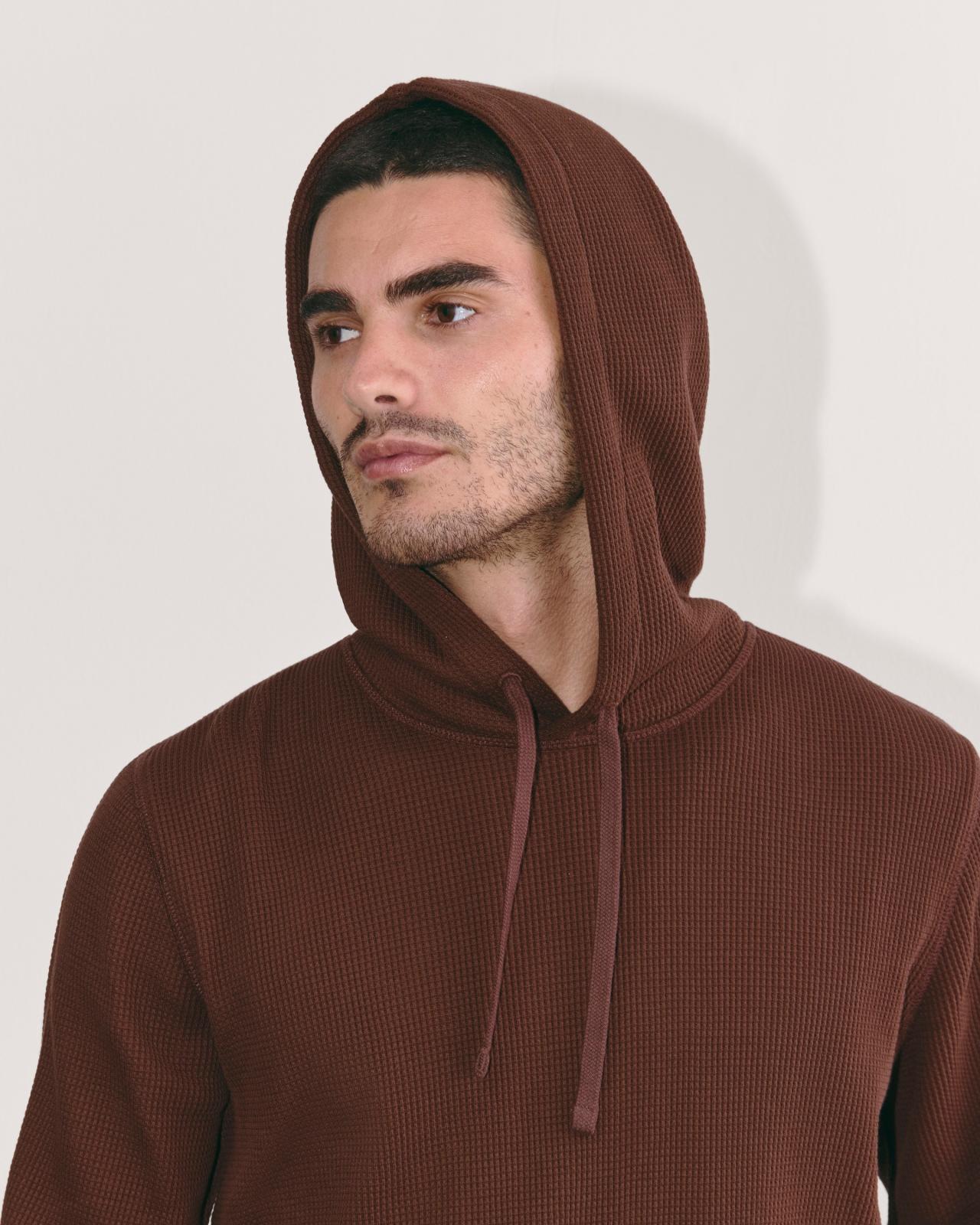 Mens Waffle-Knit Hoodie by Everlane Product Image