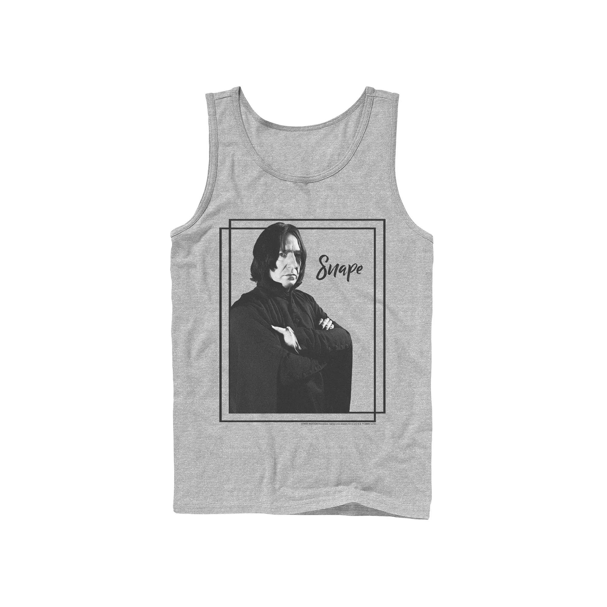 Men's Harry Potter Snape Simple Framed Portrait Graphic Tank Top,  Product Image