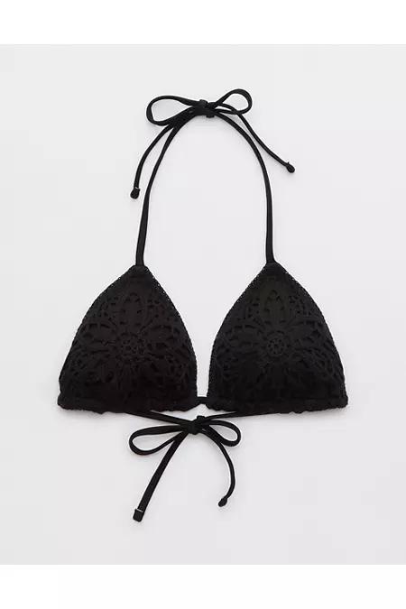 Aerie The Sun-Lover Crochet Bikini Top Women's Product Image