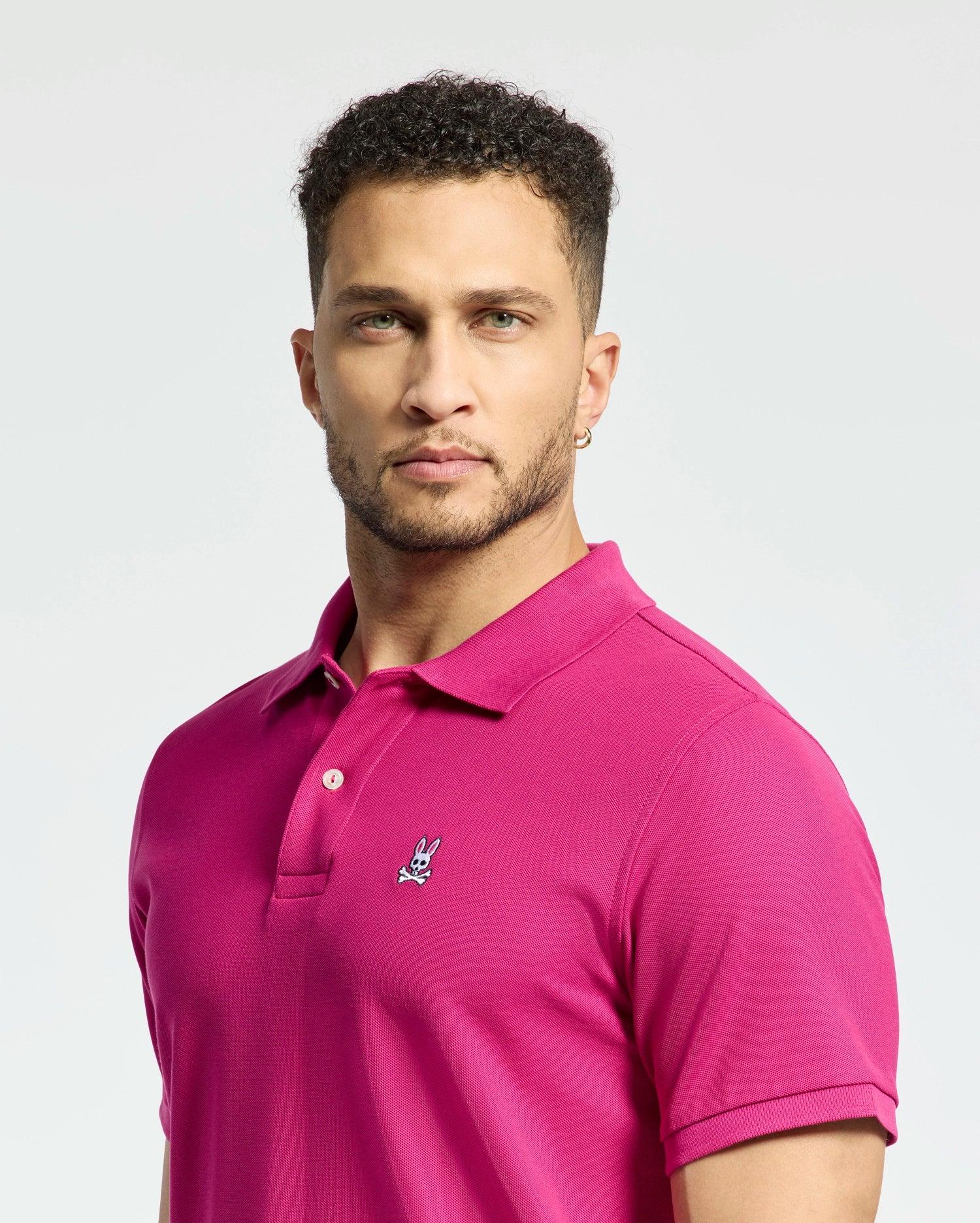 MENS CLASSIC PIQUE POLO SHIRT - B6K001CRPC Male Product Image