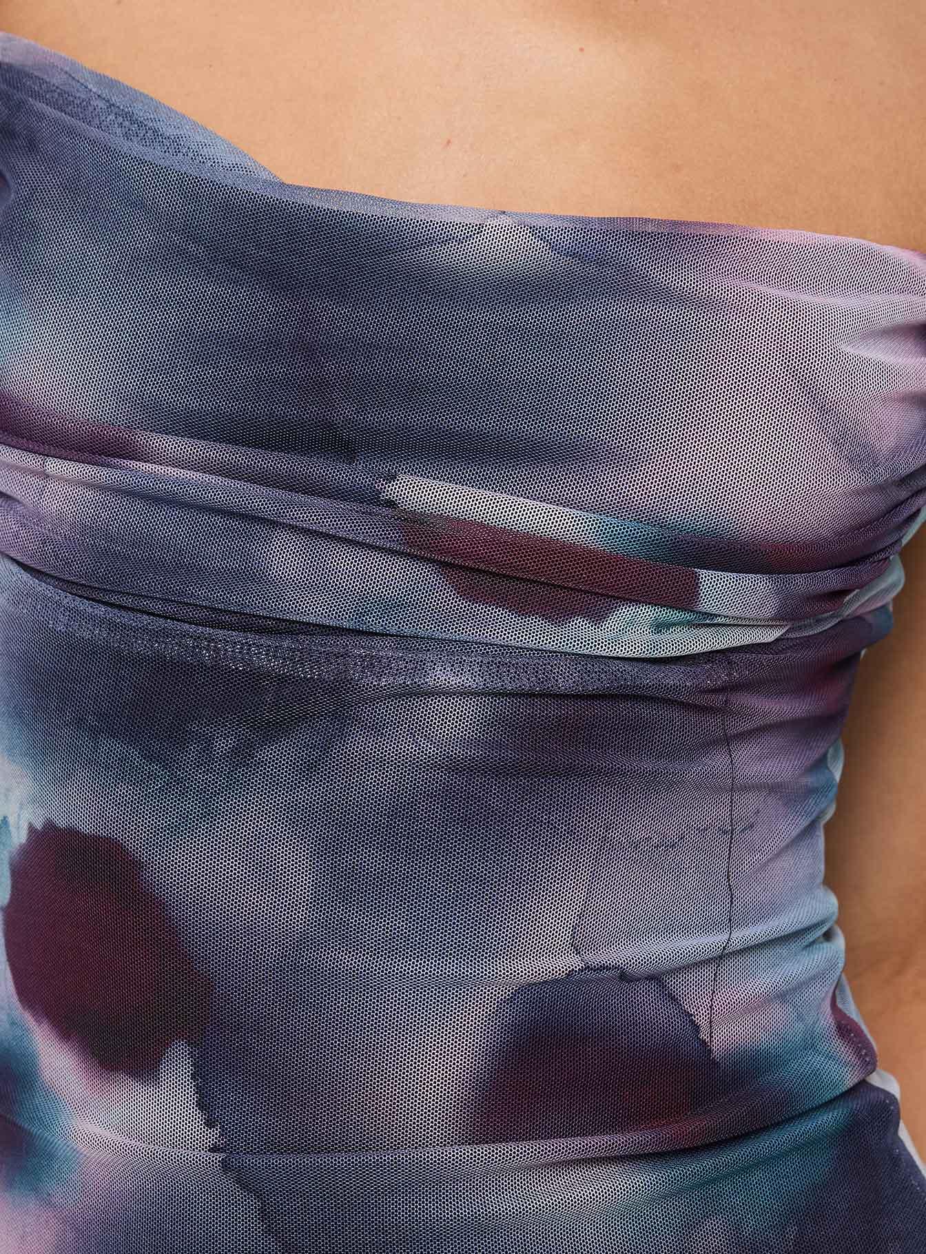 Sugar Mini Dress Purple Multi Product Image