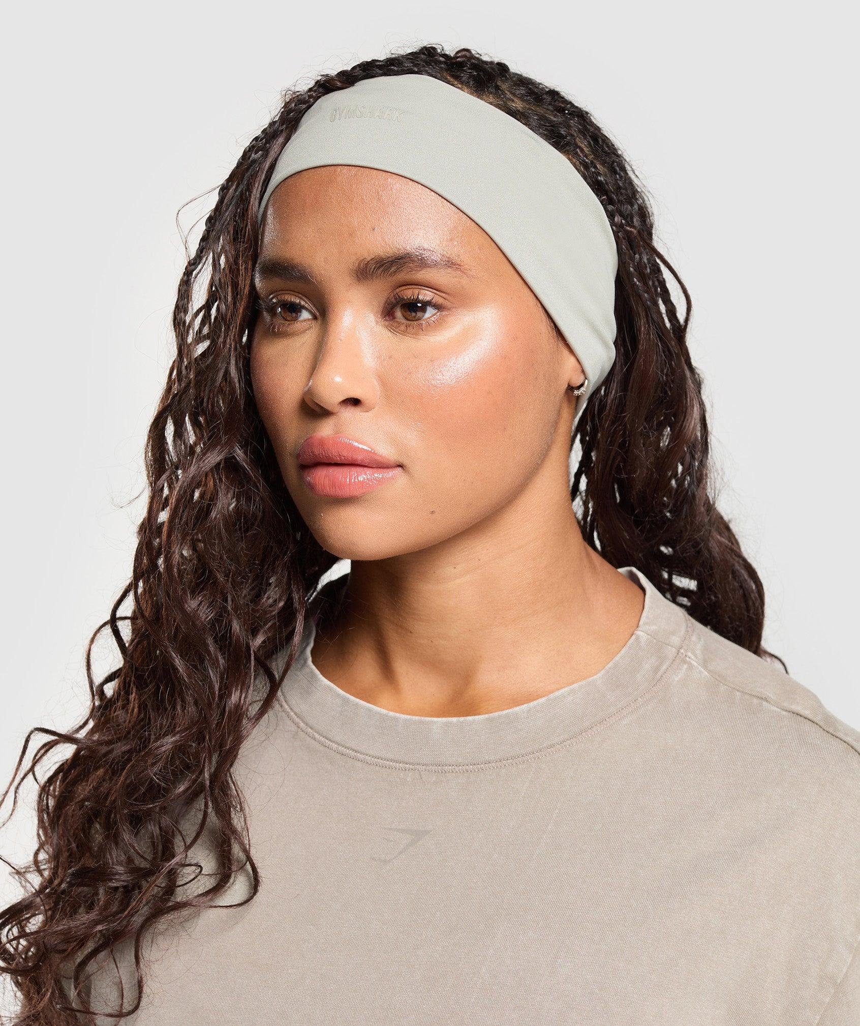 Gymshark Straight Headband - Stone Grey Female Product Image