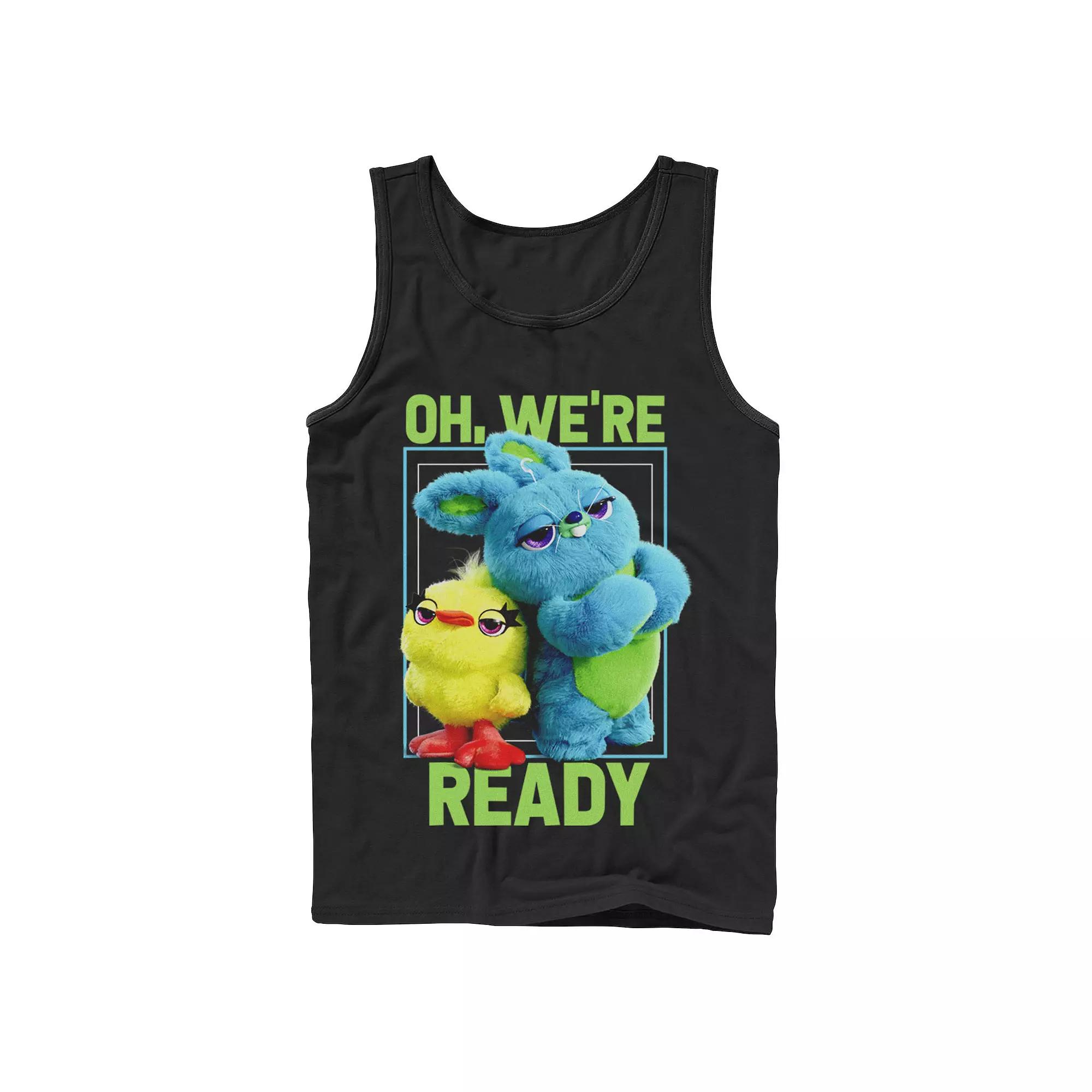 Disney / Pixar's Toy Story 4 Ducky & Bunny Men's Oh, We're Ready Tank Top,  Product Image