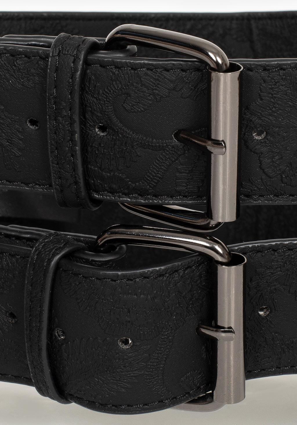 Apricity Paisley Debossed Waist Belt Product Image