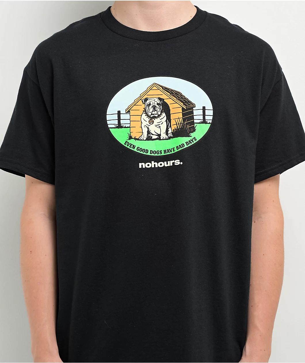 NoHours Bad Days Black T-Shirt Product Image