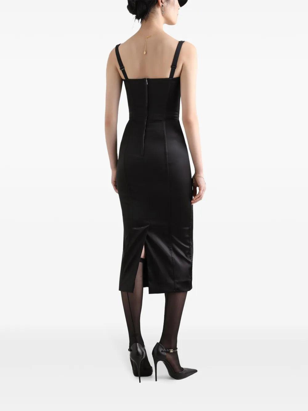 panelled midi dress Product Image