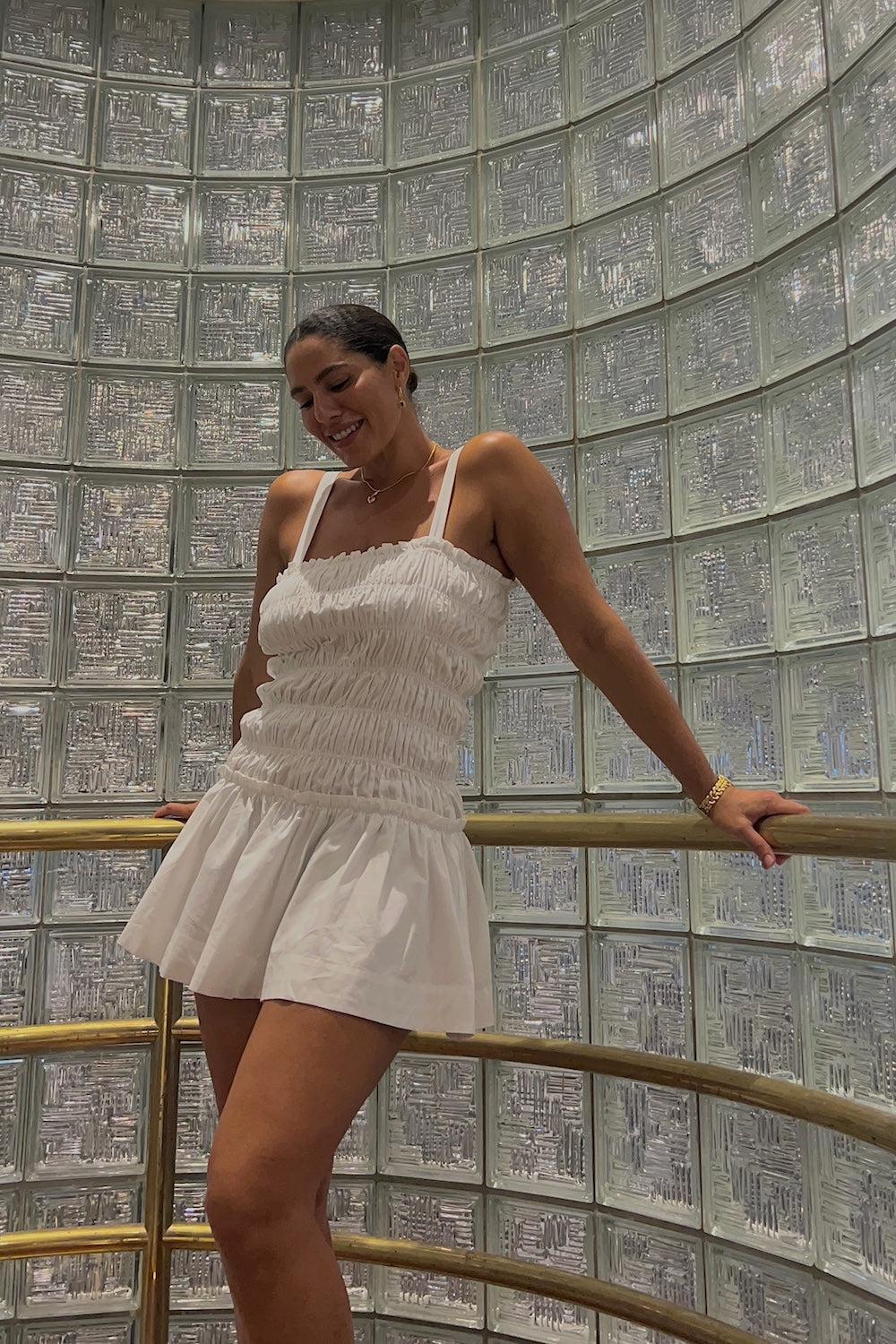 Gabi Mini Dress White Product Image