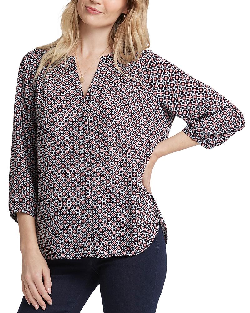Nydj Plus Pintuck-Back Blouse Product Image