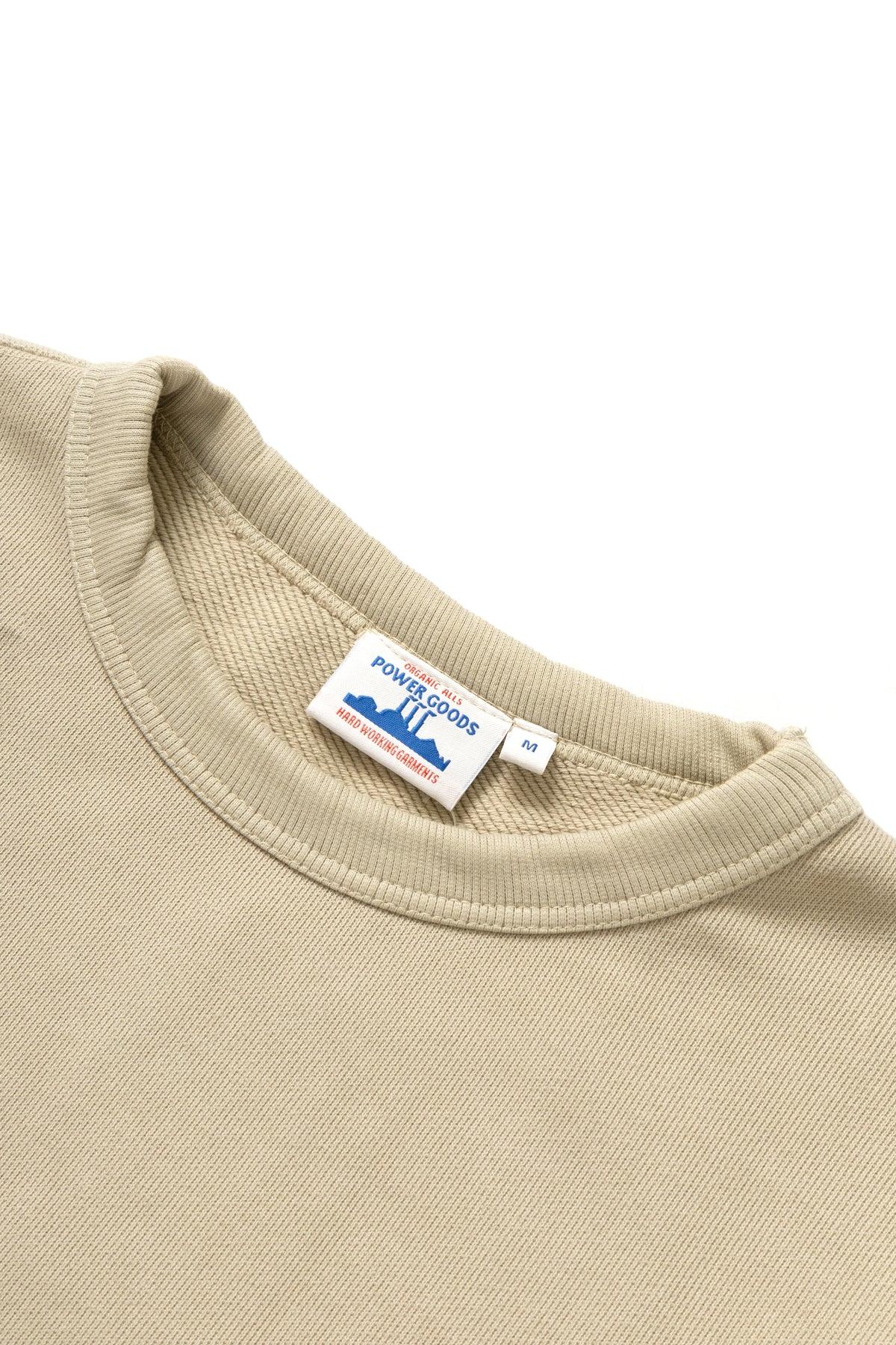 Power Goods - Loopback Crewneck - Bone Product Image