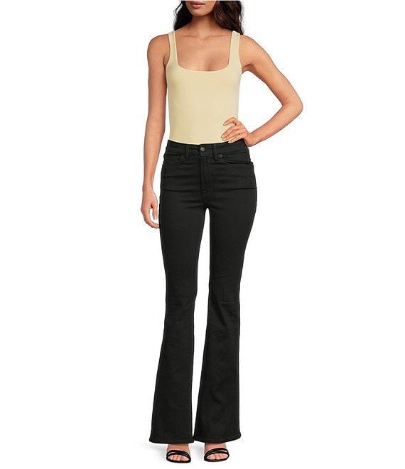 Good American Never Fades Good Legs Mid Rise Straight Leg Jeans Product Image