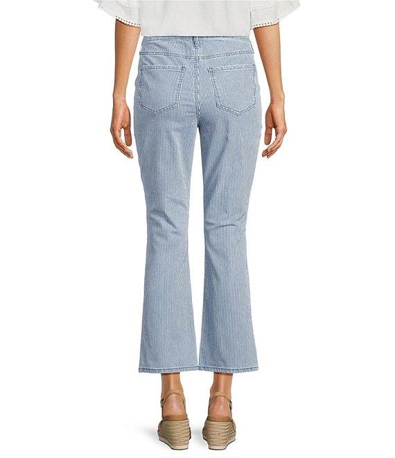 NYDJ Billie Stretch Denim Stripe Bootcut Ankle Jeans Product Image