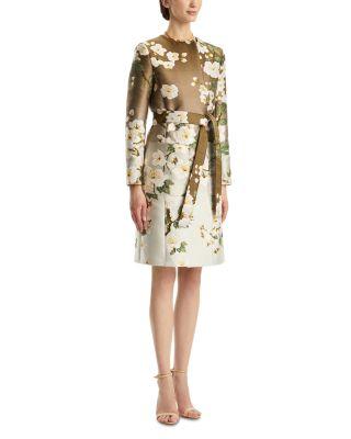 Cherry Blossom Degrade Jacquard Coat Product Image