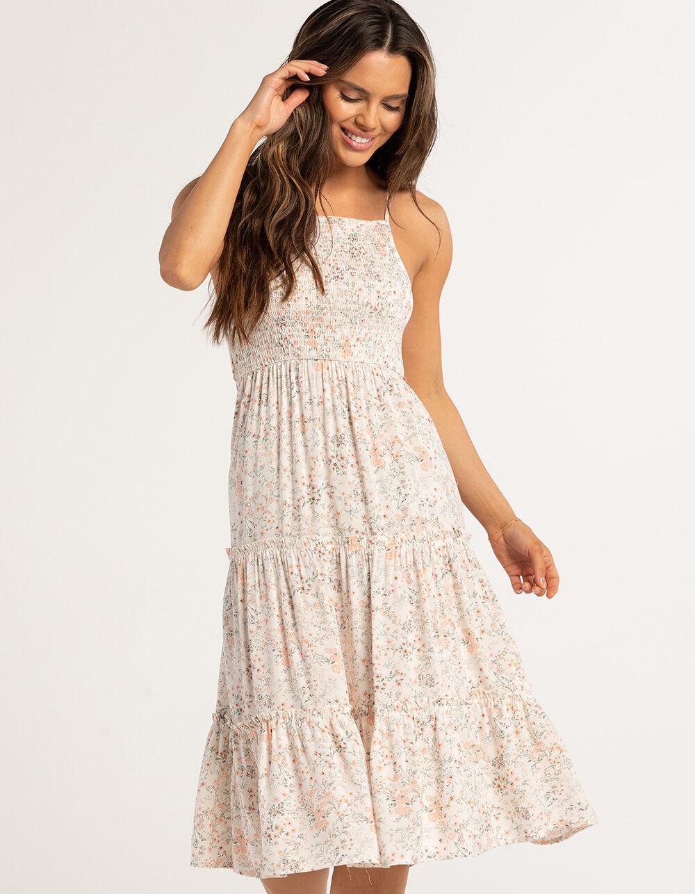 RSQ Womens Smock Midi Dress - SAGE Product Image