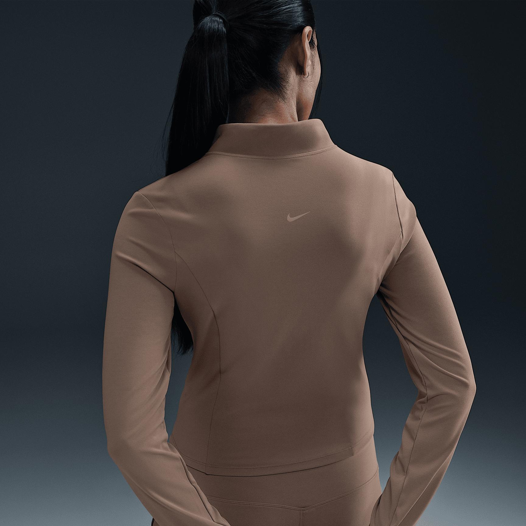 Nike Women's Zenvy Dri-FIT Full-Zip Long-Sleeve Top Product Image