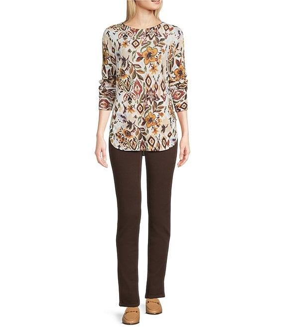 Charlie B. Stetch Denim Cuffed Hem Skinny Jeans Product Image