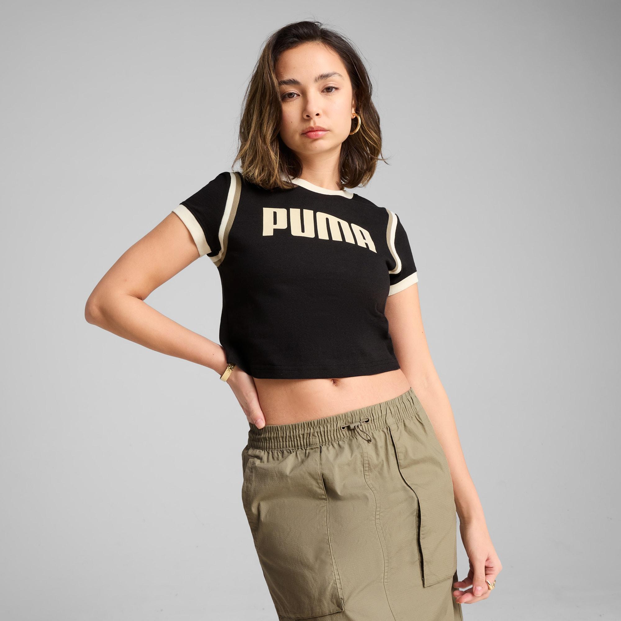 FUTURE.PUMA.ARCHIVE Women's Graphic Baby Tee Product Image