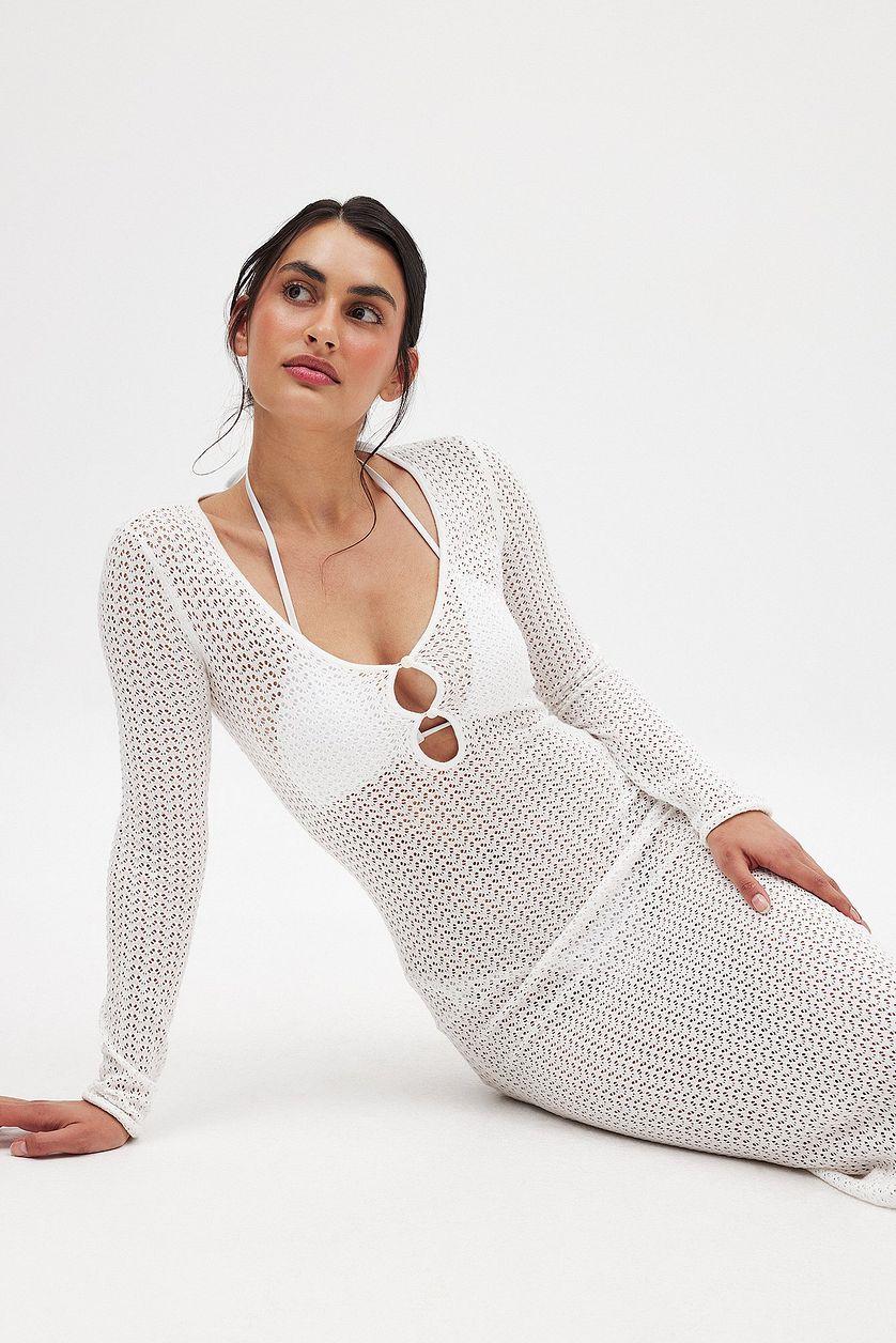 Crochet Knitted Dress Product Image