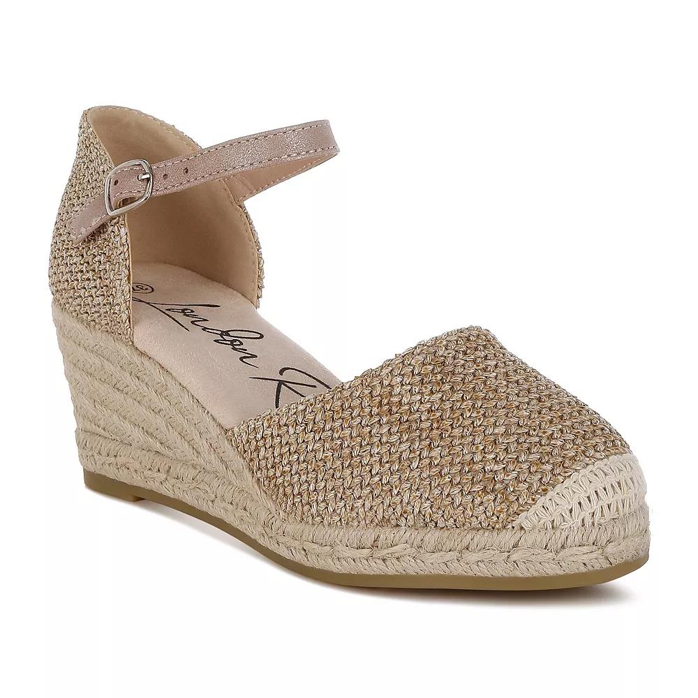 London Rag Kalista Womens Espadrille Wedge Sandals Product Image