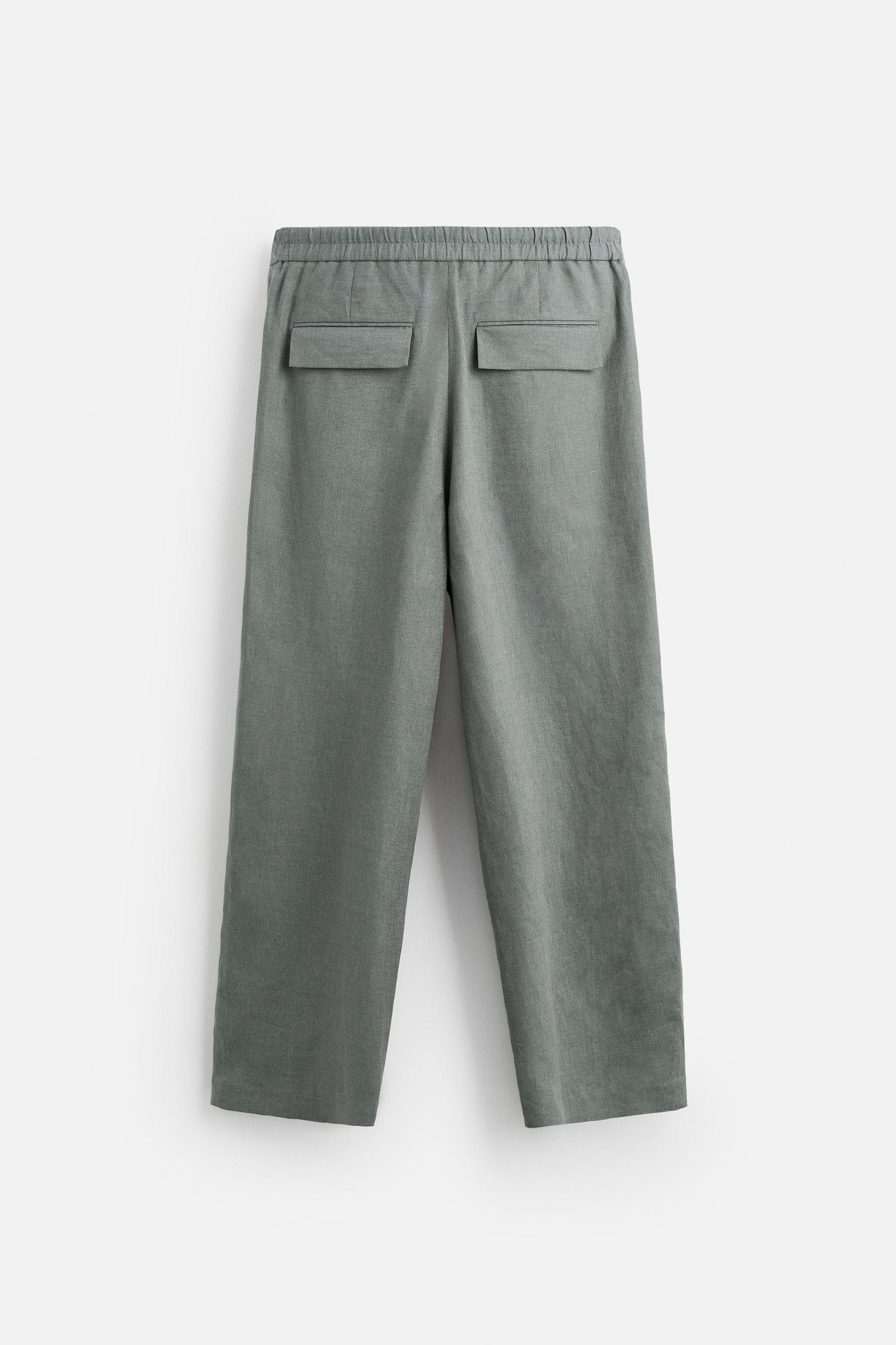 100% LINEN SUIT PANTS Product Image