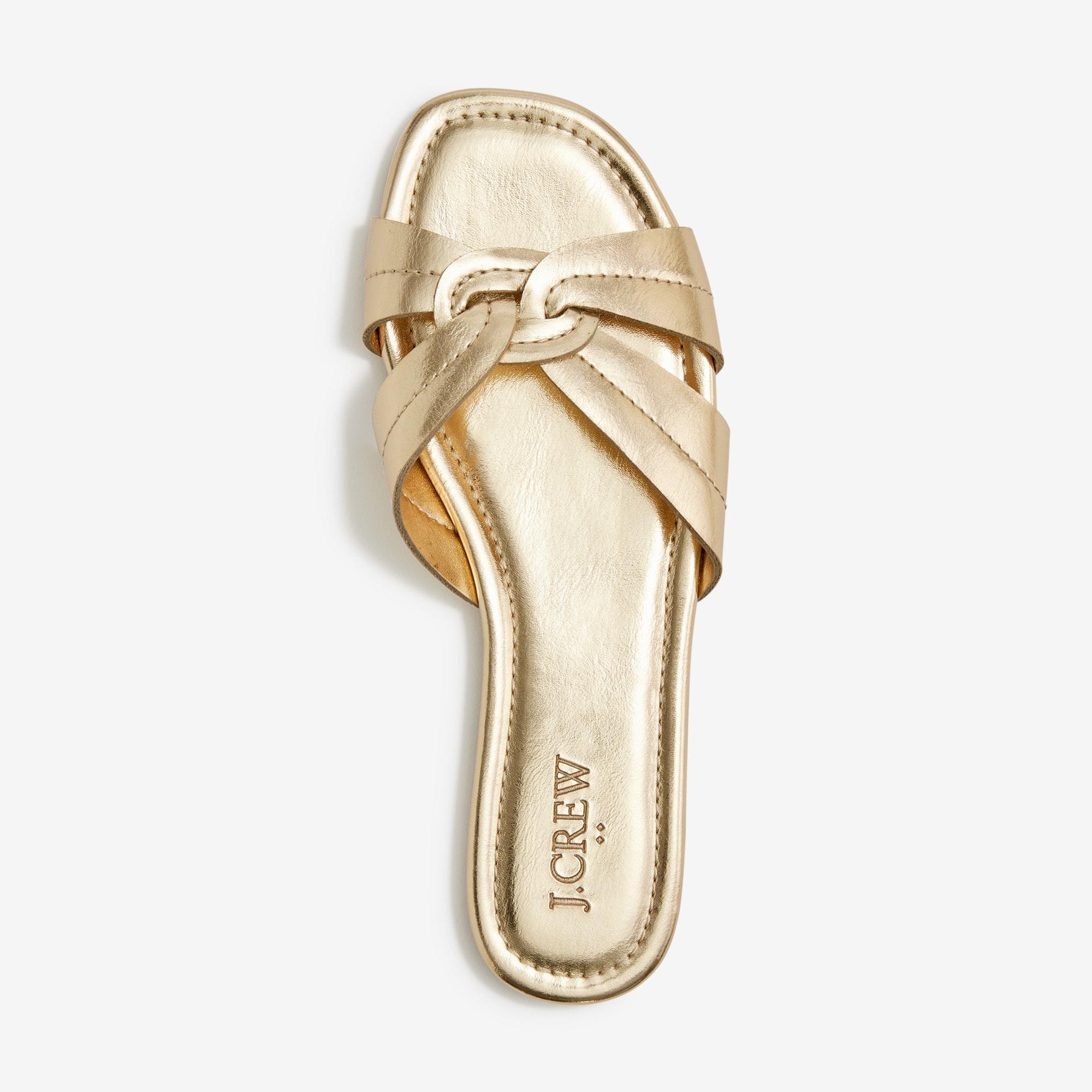 Stitched slide sandals Product Image