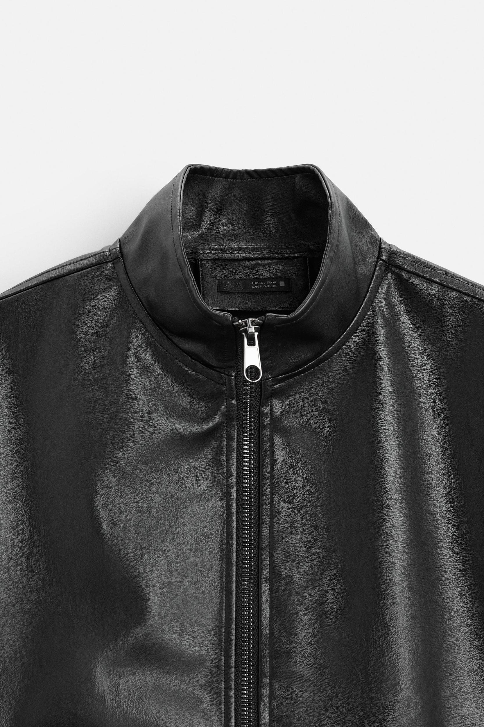 FAUX LEATHER JACKET Product Image