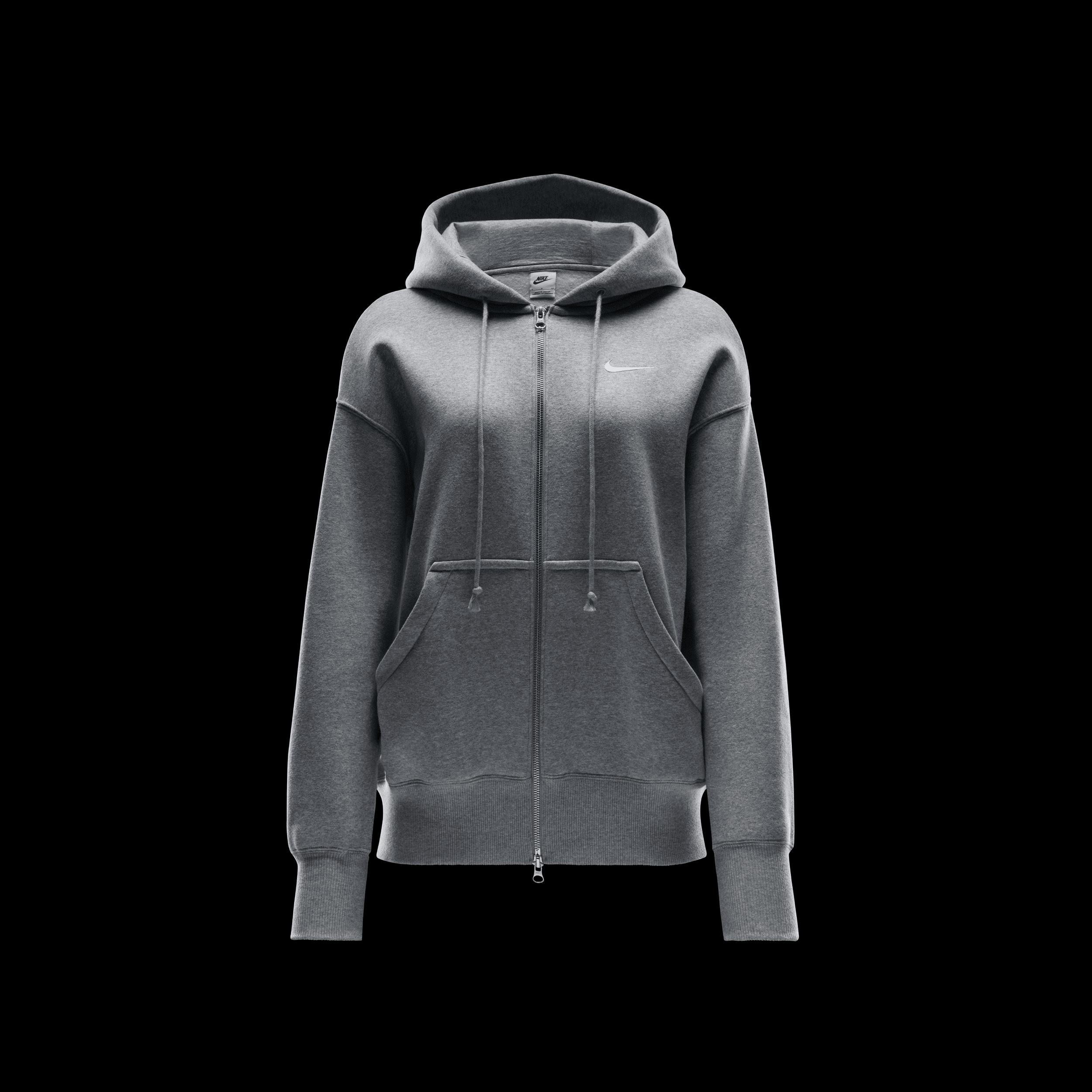 Womens Nike Sportswear Phoenix Fleece Oversized Full-Zip Hoodie | DQ5758-063 Product Image
