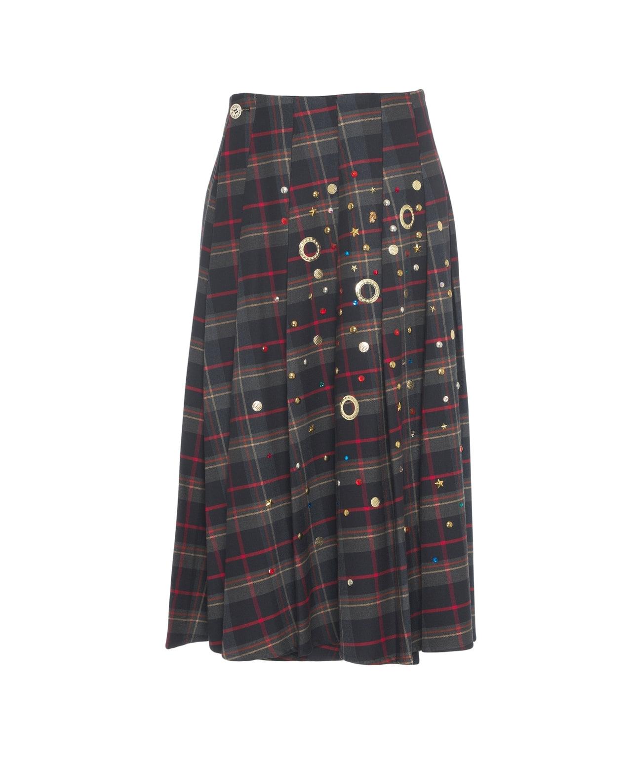 Midi skirt with appliques Product Image