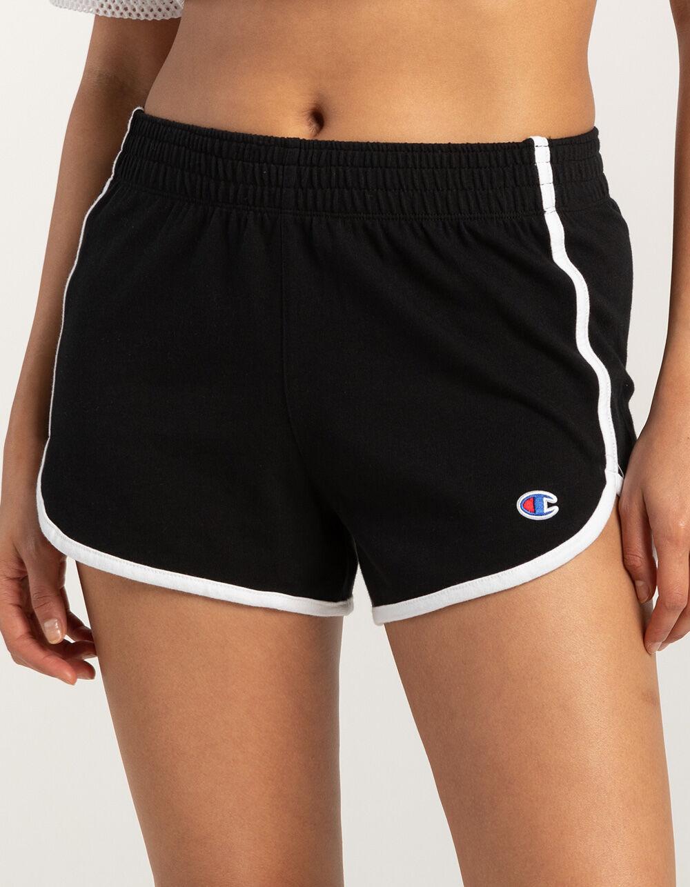 CHAMPION Womens 2.5'' Gym Shorts - BLACK Product Image