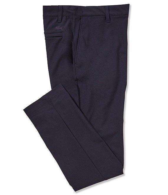 Lacoste Slim Fit Flat Front Stretch Chino Pants Product Image