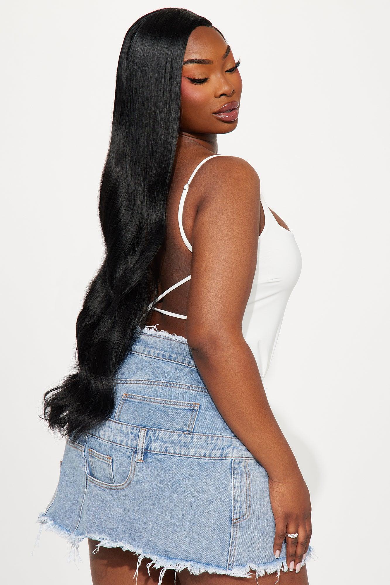 The Moment Backless Bodysuit - Ivory Product Image