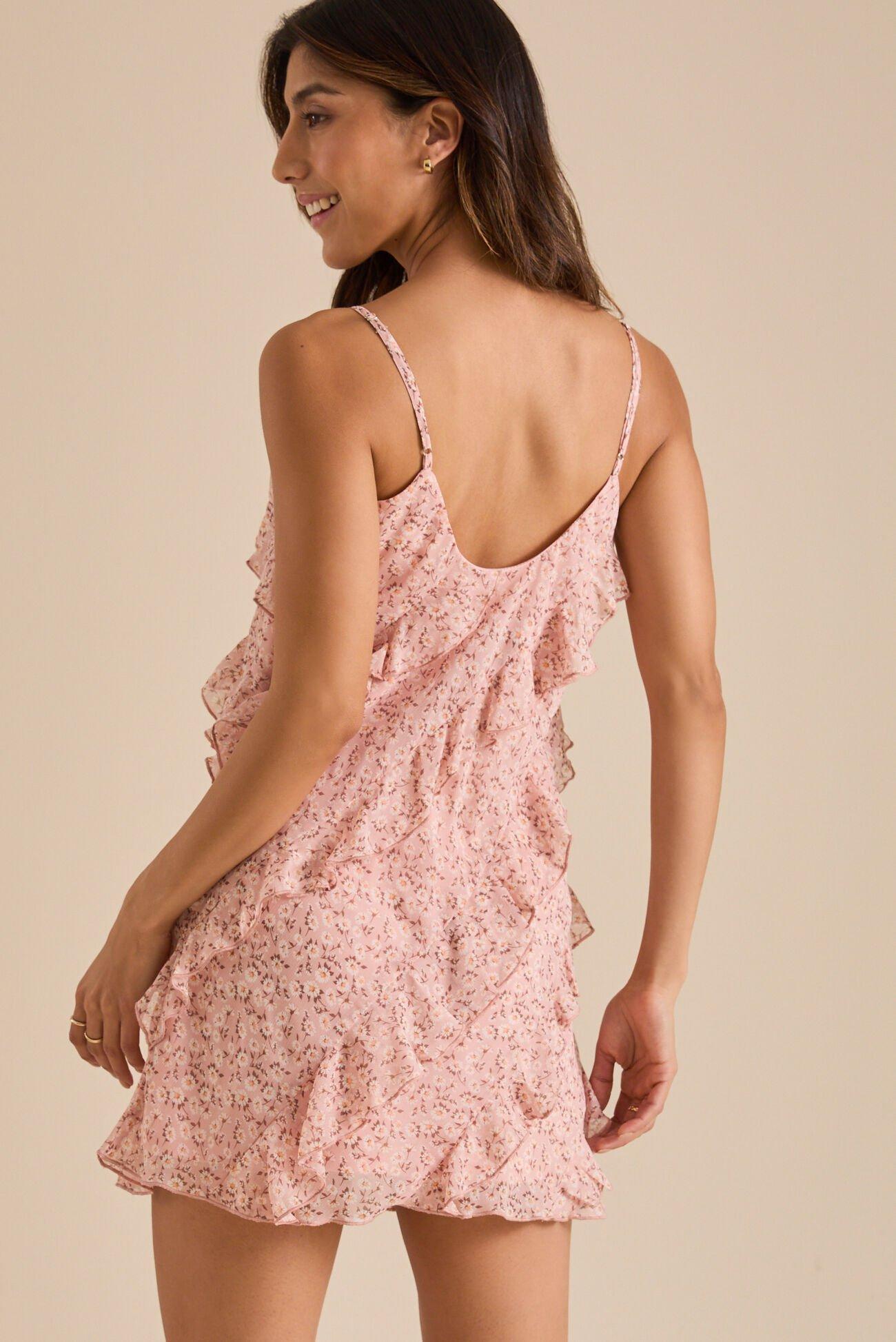 Maxine Floral Mini Dress Product Image