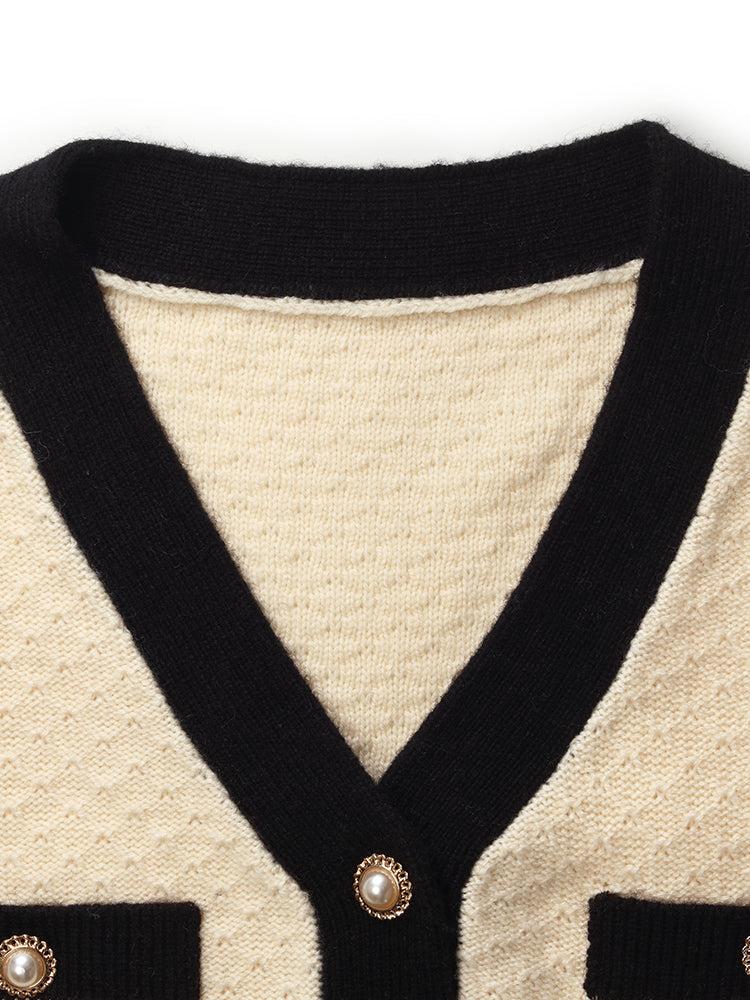 Classic Jacquard Cardigan And Skirt Two-Piece Set Product Image