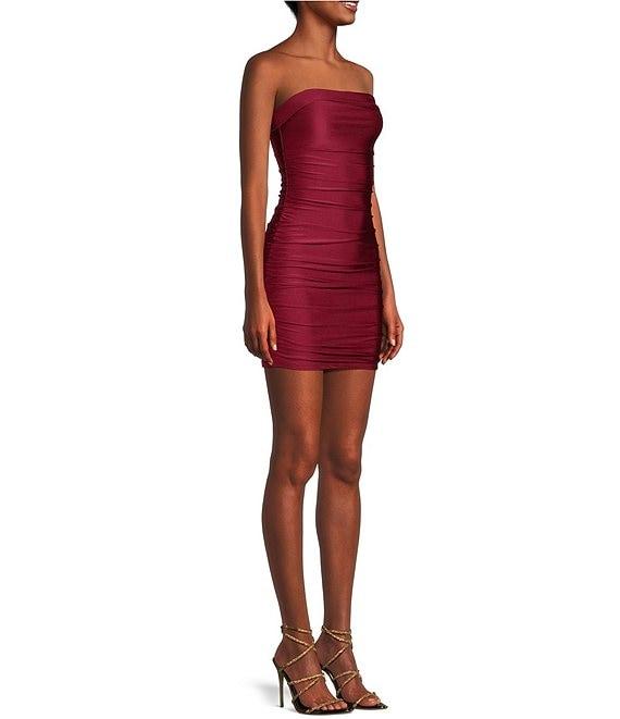 Midnight Doll Strapless Removable Strap Tube Bodycon Dress Product Image