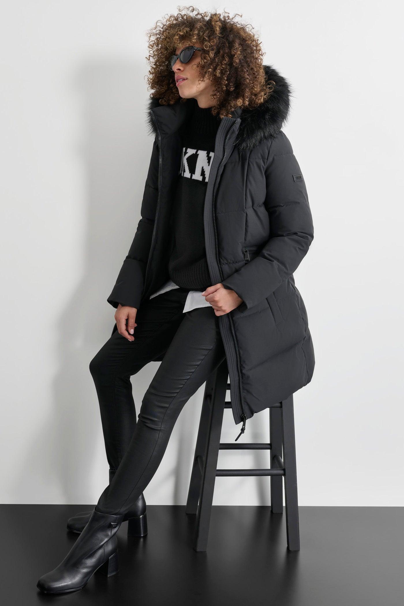 Long Puffer With Double Pockets Product Image