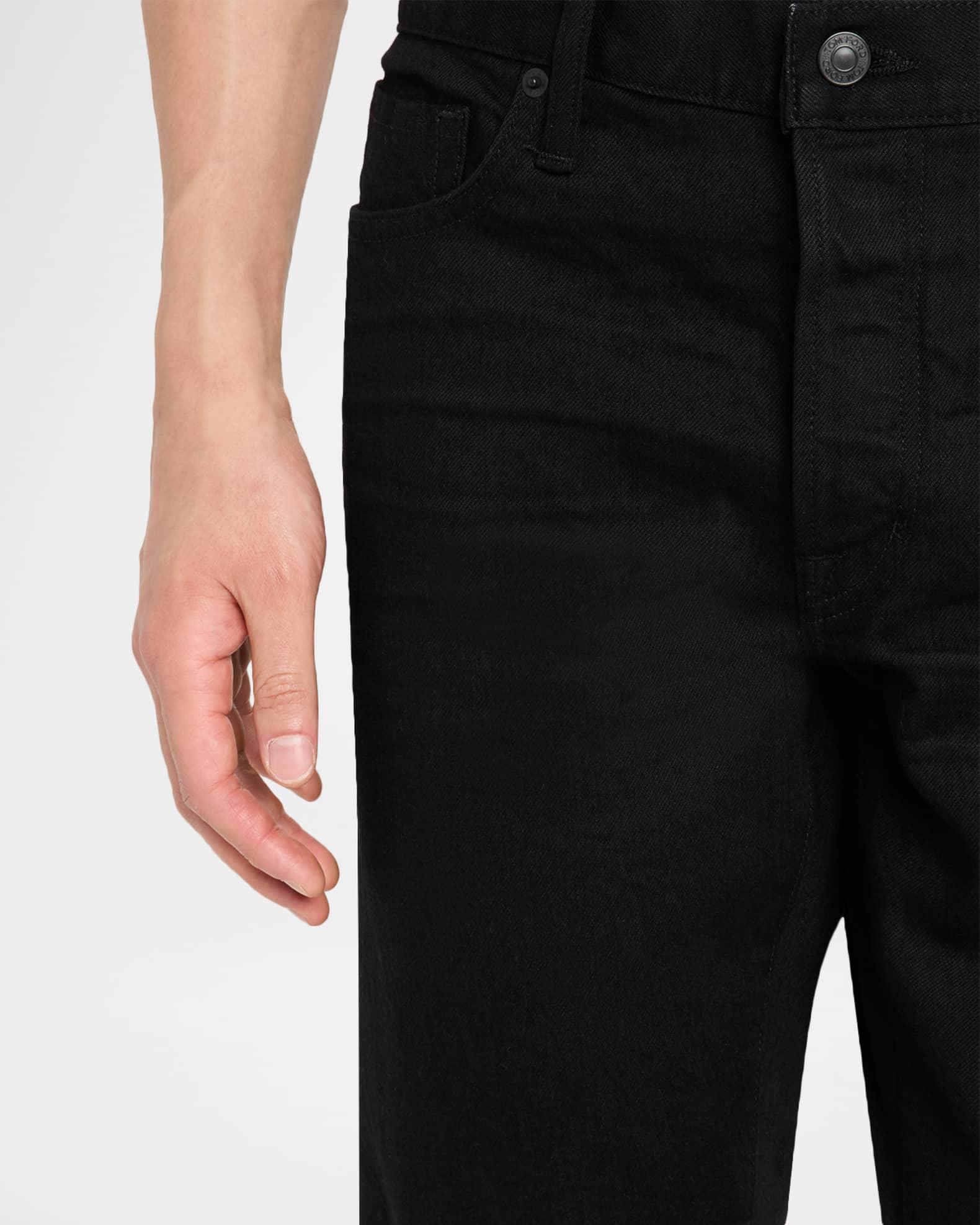 Men's Stretch Denim Straight-Fit Jeans Product Image