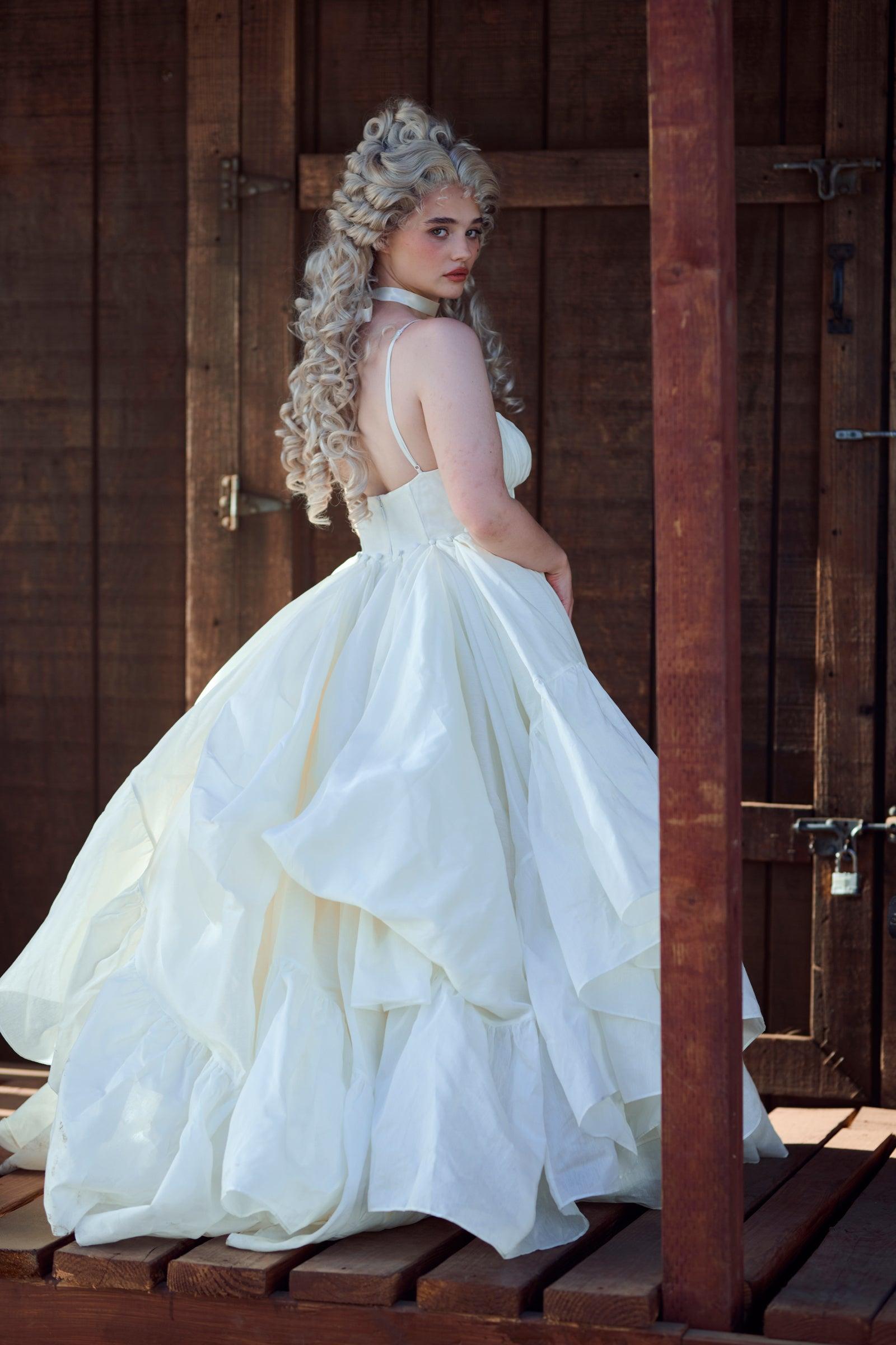 The Ivory Organdy Destination Gown Product Image