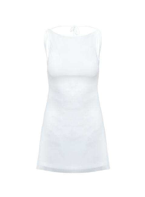 Lukea Sleeveless Mini Dress White Product Image
