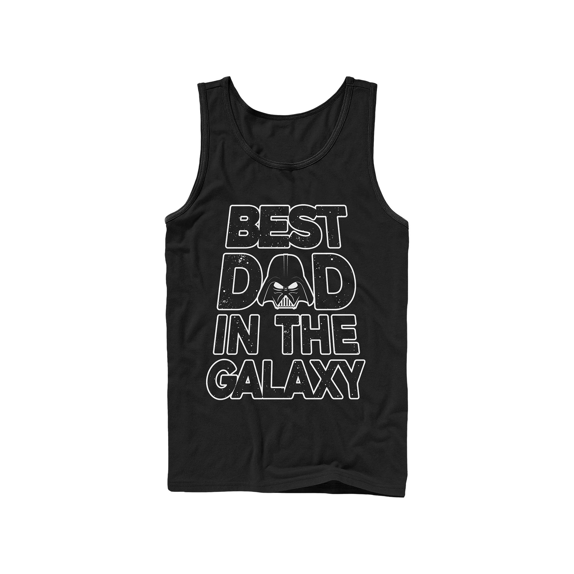Men's Star Wars Darth Vader Best Dad Graphic Tank Top, Size: Large, Black Product Image