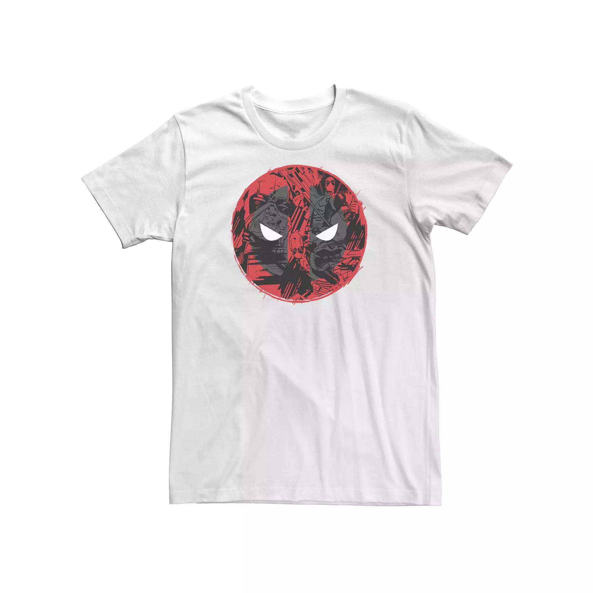 Big & Tall Marvel Deadpool Comic Logo Fill Tee, Mens Product Image
