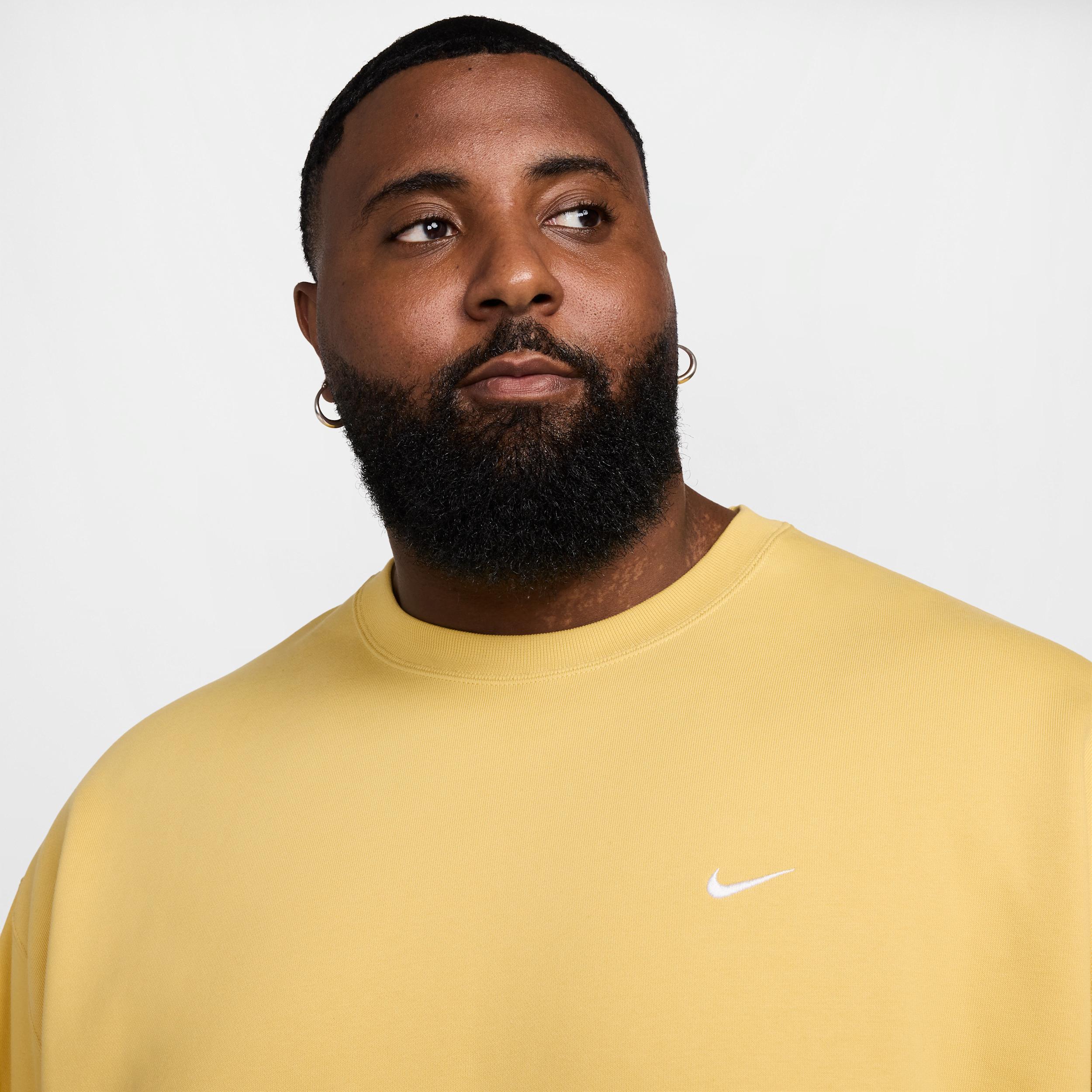 Nike Mens Solo Swoosh Fleece Crew | DX1361-700 Product Image