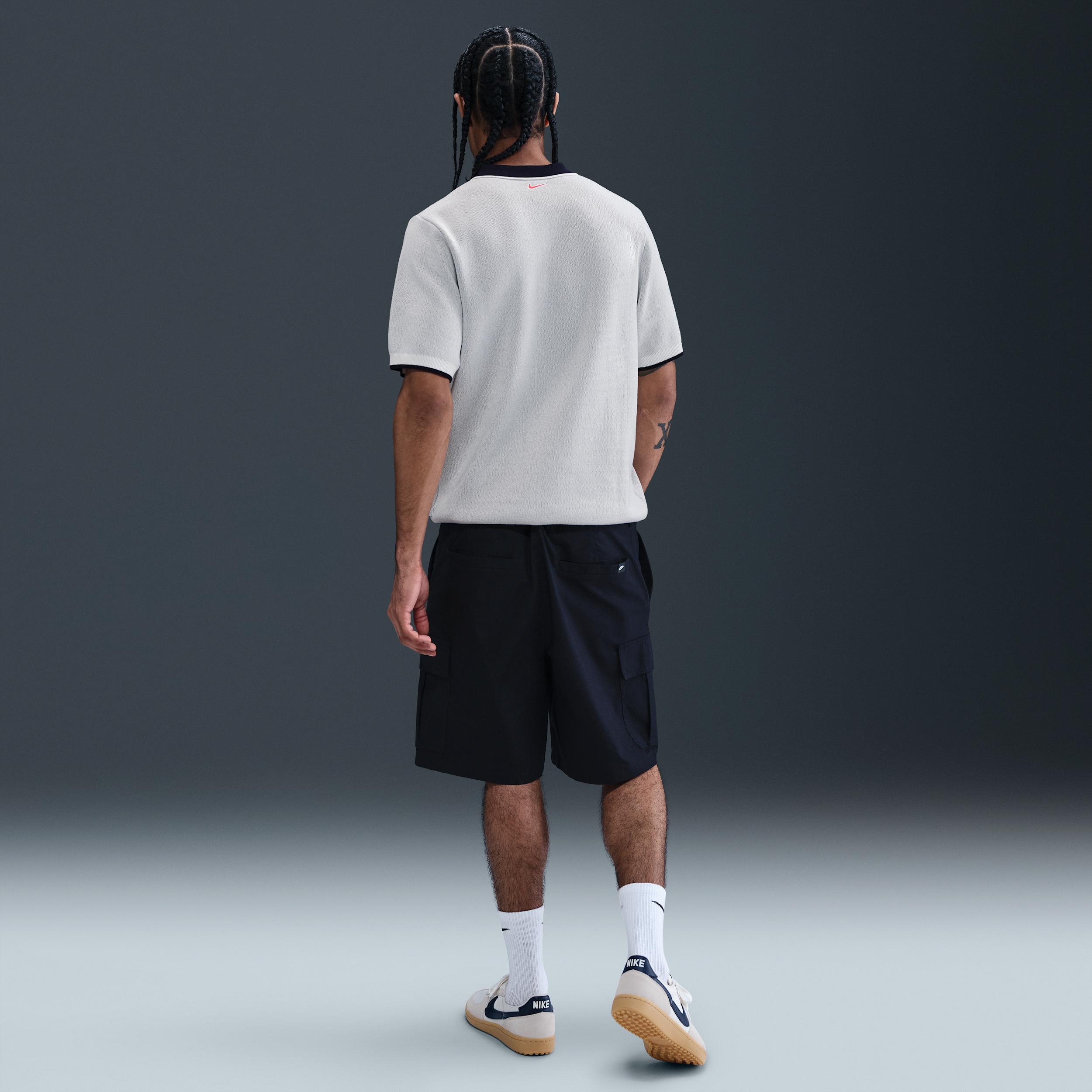 USMNT Club Nike Mens Soccer Knit Polo | HJ2153-100 Product Image